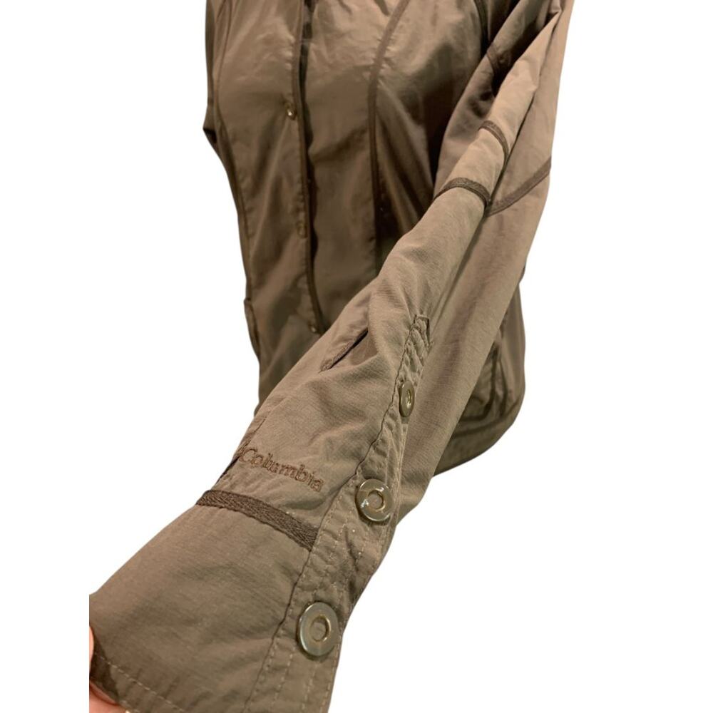 Size XL Columbia Titanium Womens OmniDry Jacket Snap Up - Picture 7 of 10
